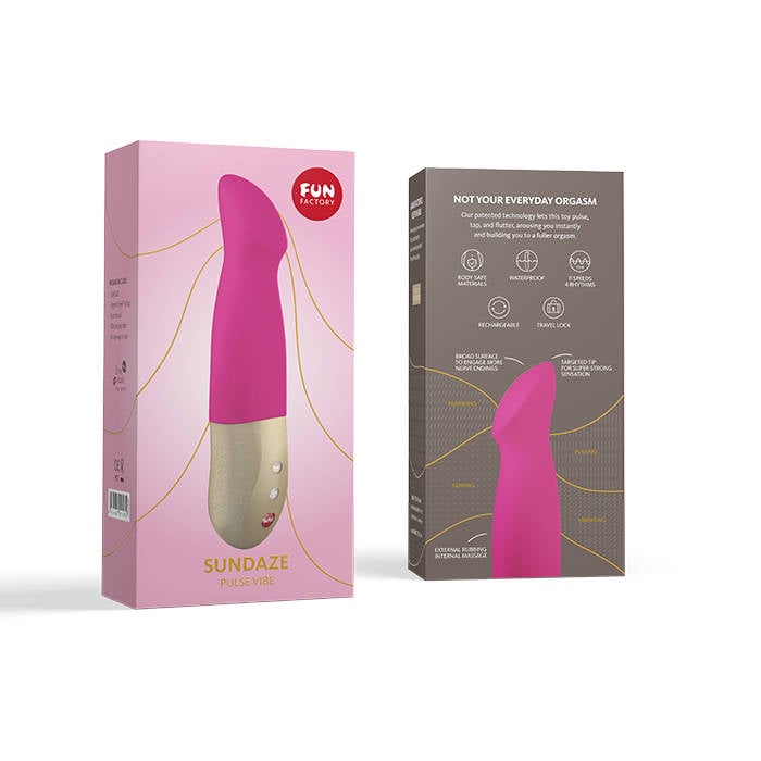 Fun Factory Pulsator "SUNDAZE" Fuchsia Pink | Verpackung