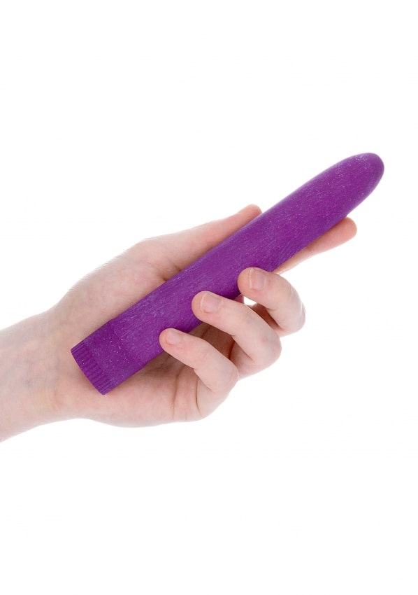 BIODEGRADABLE 7" Vibrator - Purple | glatte Oberfläche