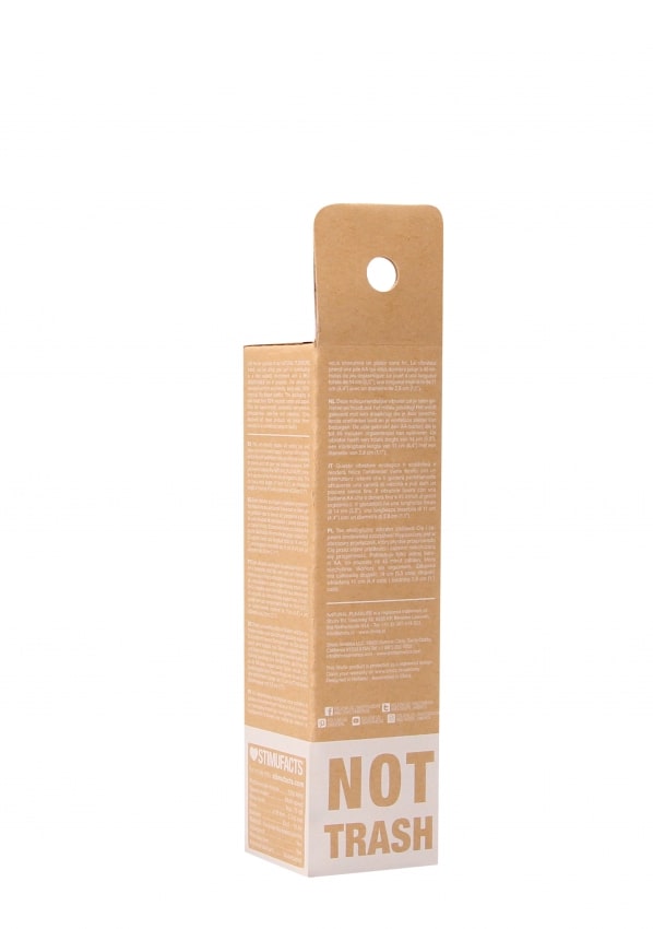 BIODEGRADABLE 5,5" Vibrator lila | Verpackung aus recyceltem Karton & Papier