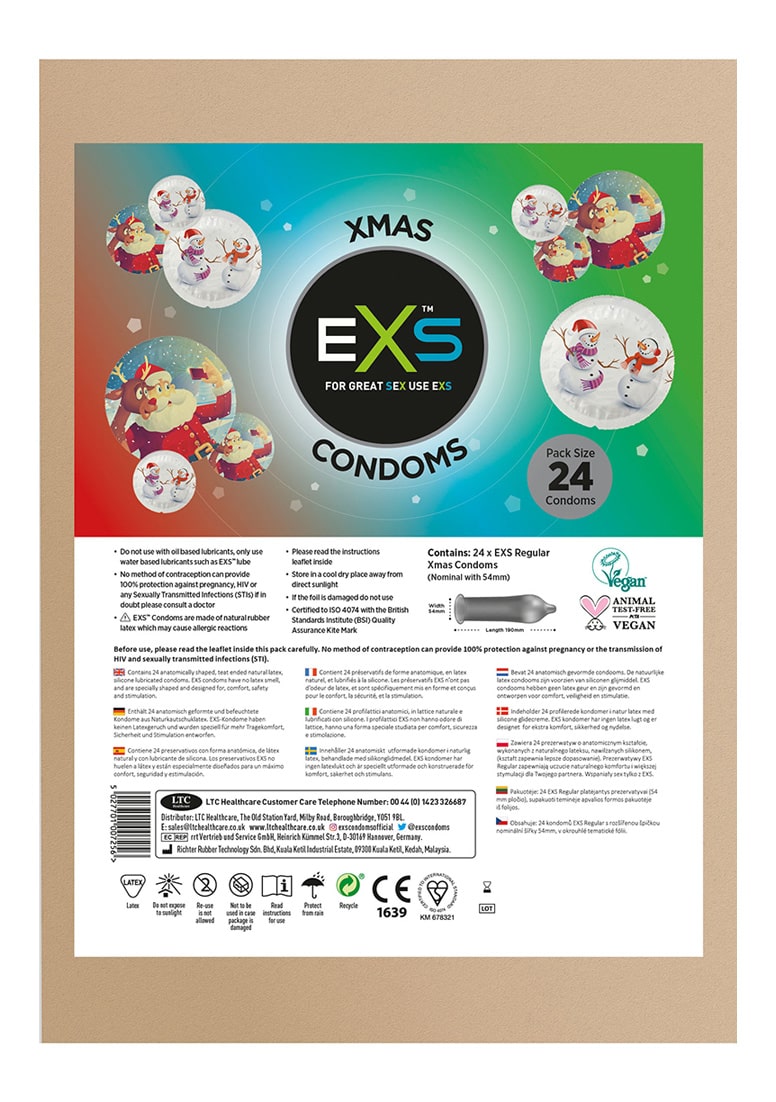 EXS Christmas Condoms | Verpackung