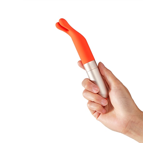 Love not War Rabbitvibrator "LASKA" orange | einfache Handhabung Love not War Rabbitvibrator "LASKA" orange | einfache Handhabung
