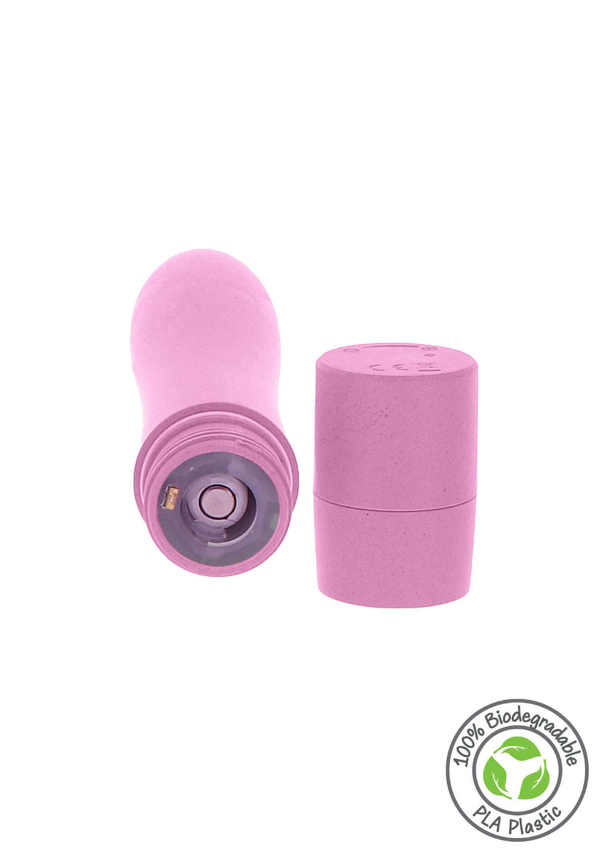 Fuck Green Vegan Vibrator rosa | Batterien bitte separat bestellen