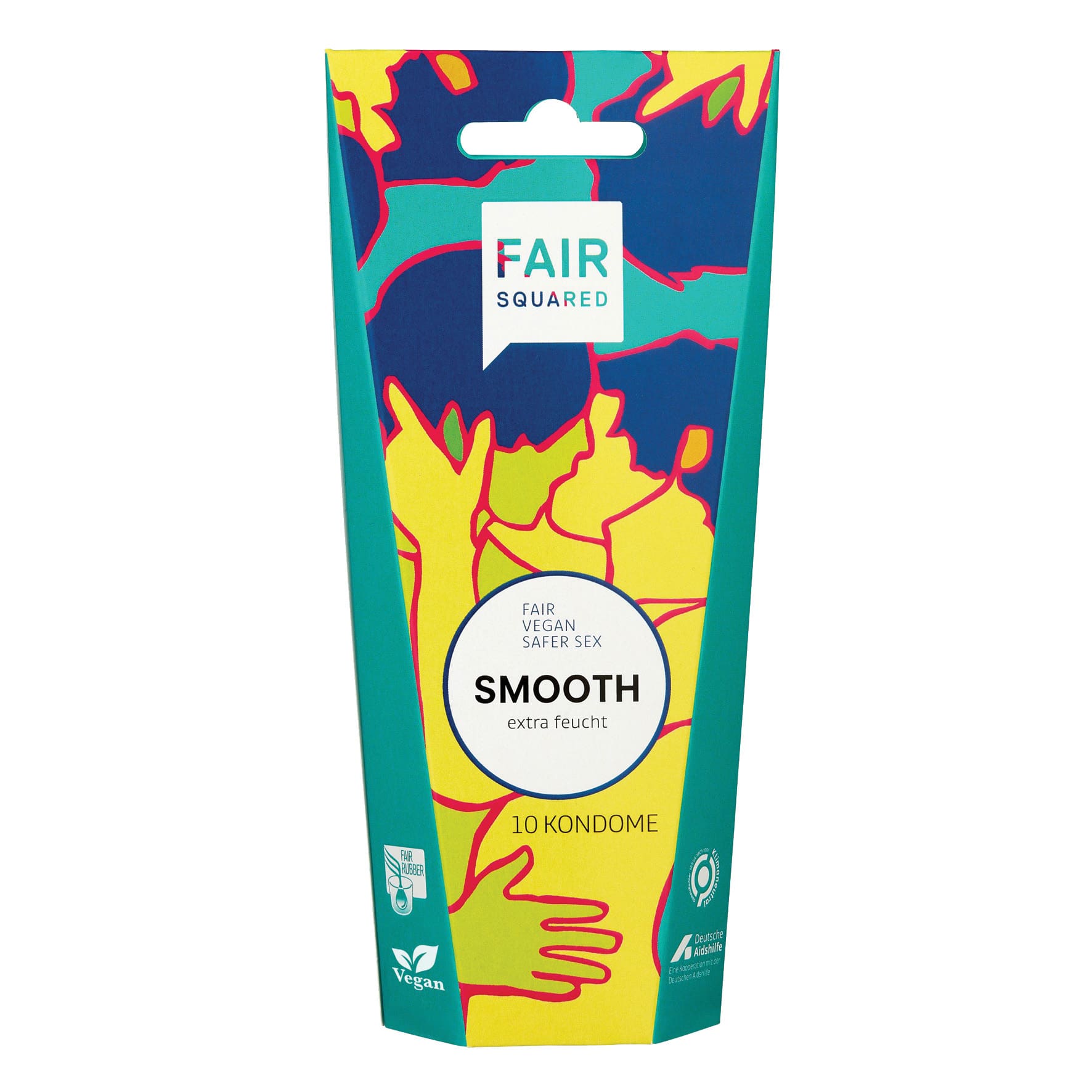 FAIR SQUARED Kondome "Smooth" | vegane & faire Lümmeltüten