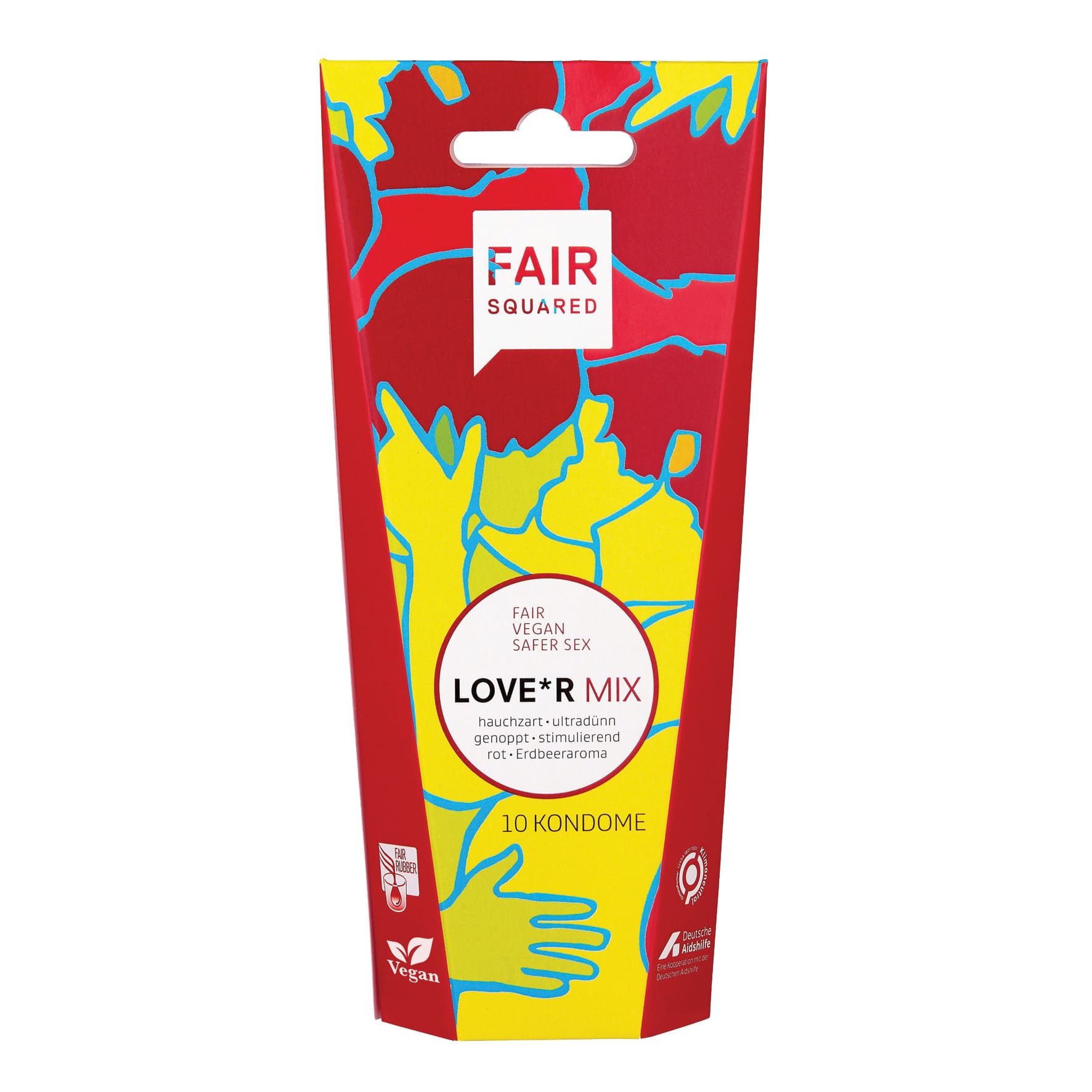 FAIR SQUARED Kondome "Love*r Mix" | vegane & faire Kondome