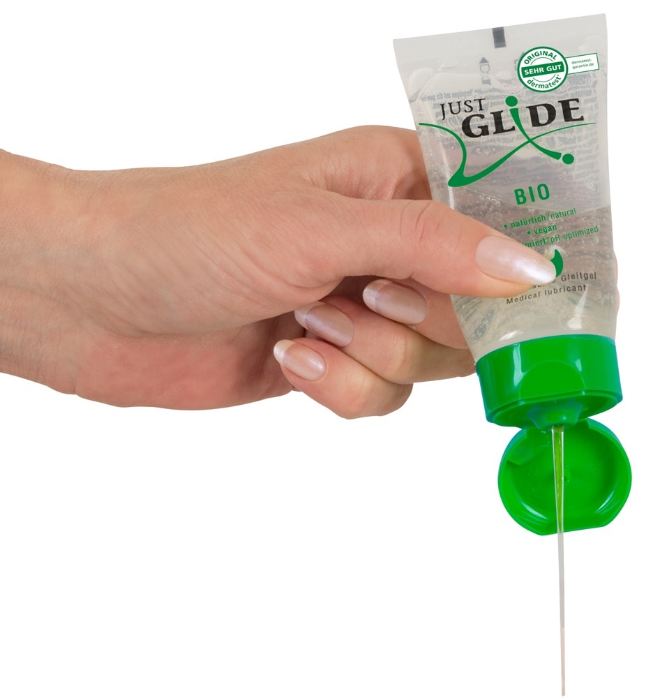 Just Glide Bio Gleitgel auf Wasserbasis 50ml | 100% veganes Bio-Gleitmittel