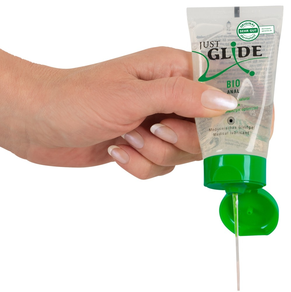 Just Glide Bio Anal Gleitmittel auf Wasserbasis 50ml | speziell für die anale Lust konzipiert 