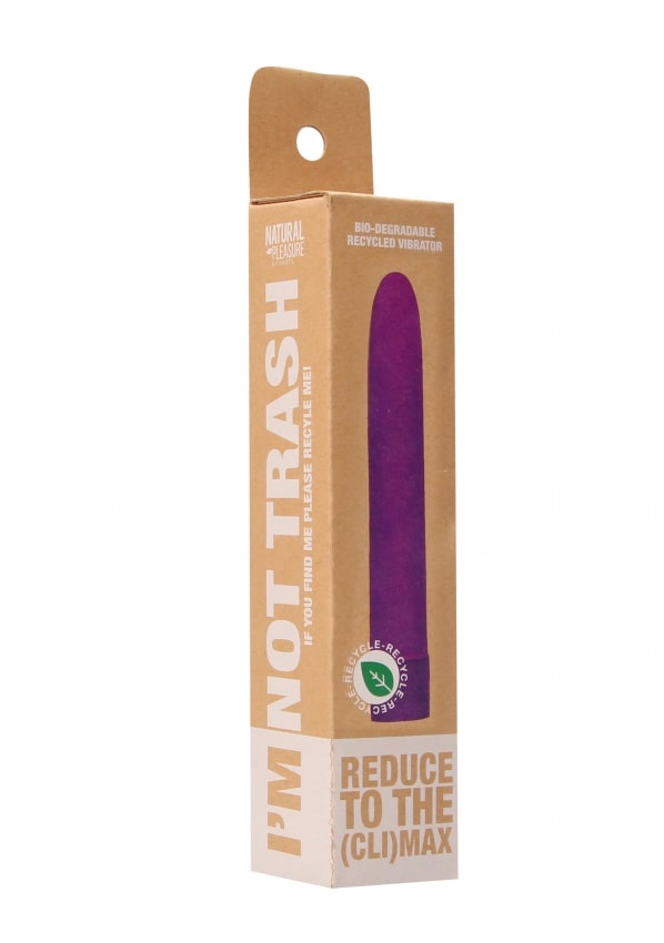 BIODEGRADABLE 7" Vibrator - Purple | Verpackung aus 100% recyceltem Karton & Papier