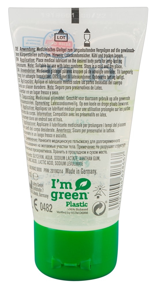 Just Glide Bio Anal Gleitmittel auf Wasserbasis 50ml | Inhaltsstoffe