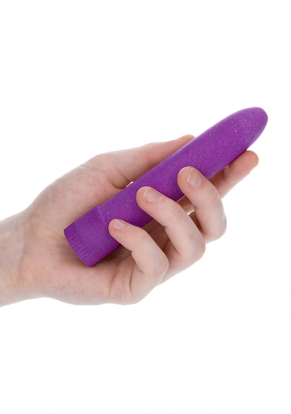 BIODEGRADABLE 5,5" Vibrator lila | mit Multispeed-Vibration