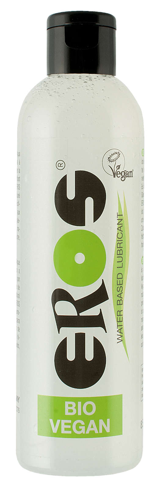 EROS Bio Vegan Gleitmittel auf Wasserbasis 250ml | 100% natürliches Gleitgel
