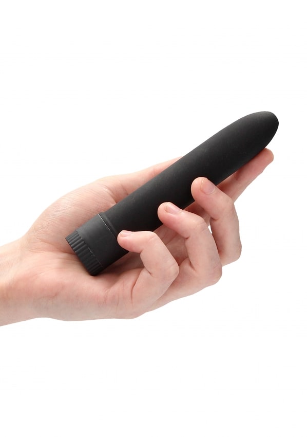 BIODEGRADABLE 5,5" Vibrator schwarz | mit Multispeed-Vibration