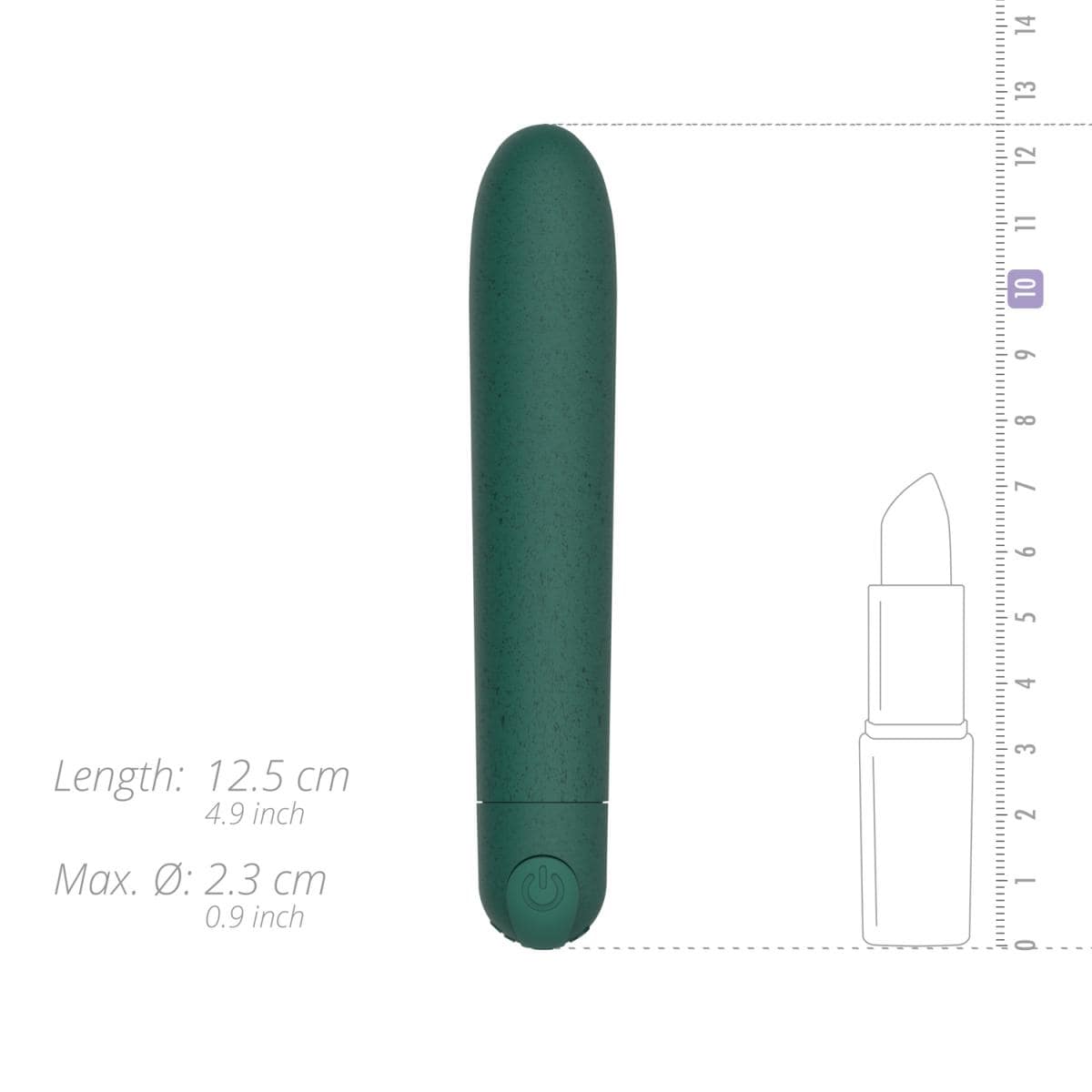 Gløv Eco Bullet Vibrator | Maße