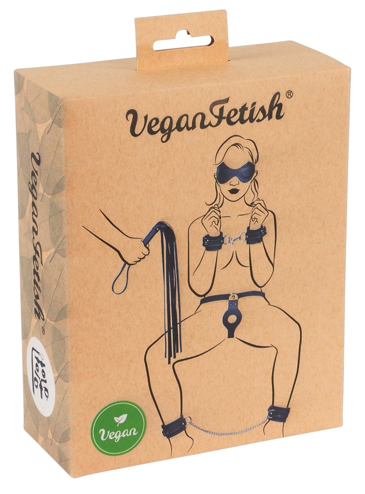 Vegan Fetish 5-teiliges Bondage-Set | Verpackung